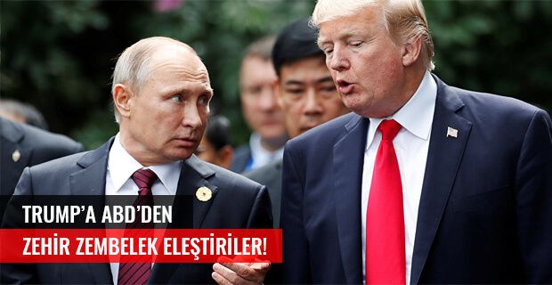 TRUMP'A ABD'DEN ZEHİR ZEMBELEK ELEŞTRİLER