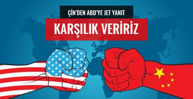 ÇİN'DEN DONALD TRUMP'A JET YANIT