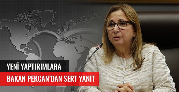 YENİ YAPTIRIMLARA BAKAN PEKCAN'DAN SERT YANIT