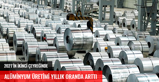 2021'in İKİNCİ ÇEYREĞİNDE KÜRESEL BİRİNCİL ALÜMİNYUM ÜRETİMİ YILLIK ORANDA ARTTI