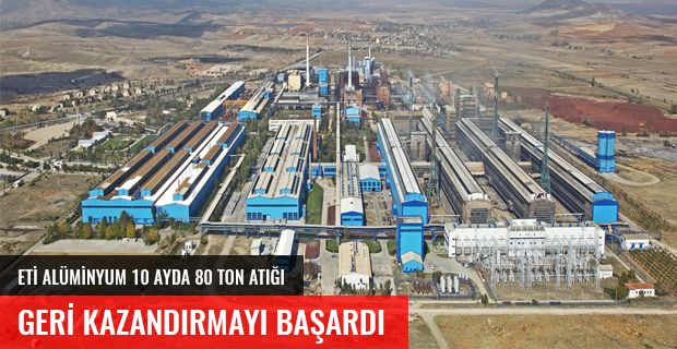 ETİ ALÜMİNYUM 10 AYDA 80 TON ATIĞI GERİ KAZANDIRMAYI BAŞARDI