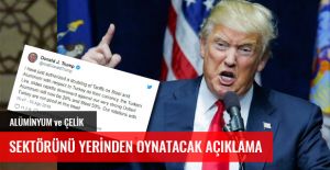 ÇELİK VE ALÜMİNYUM SEKTÖRÜNÜ YERİNDEN OYNATACAK AÇIKLAMA